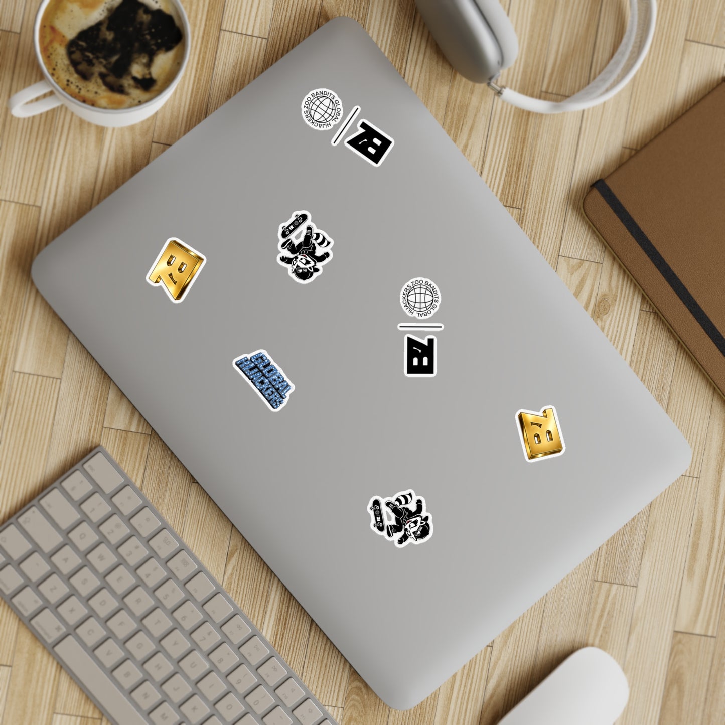 Sticker Sheet — GHJ Zoobandit Skateboards Logo Pack (5pcs)