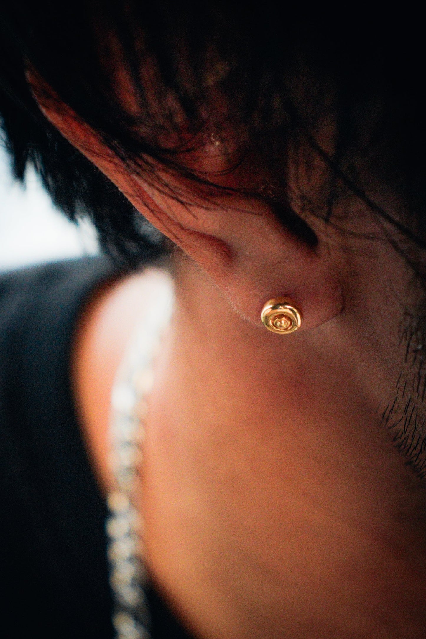 Skateboard Truck & Earrings Bundle (Gold)