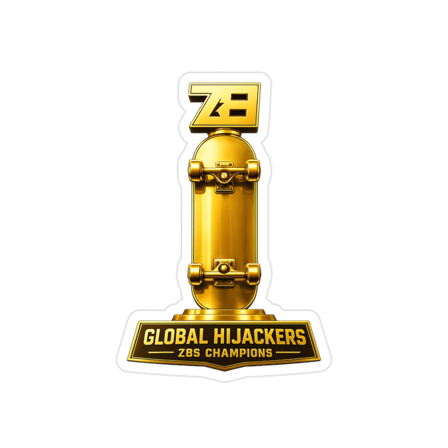GHJ Trophy Sticker
