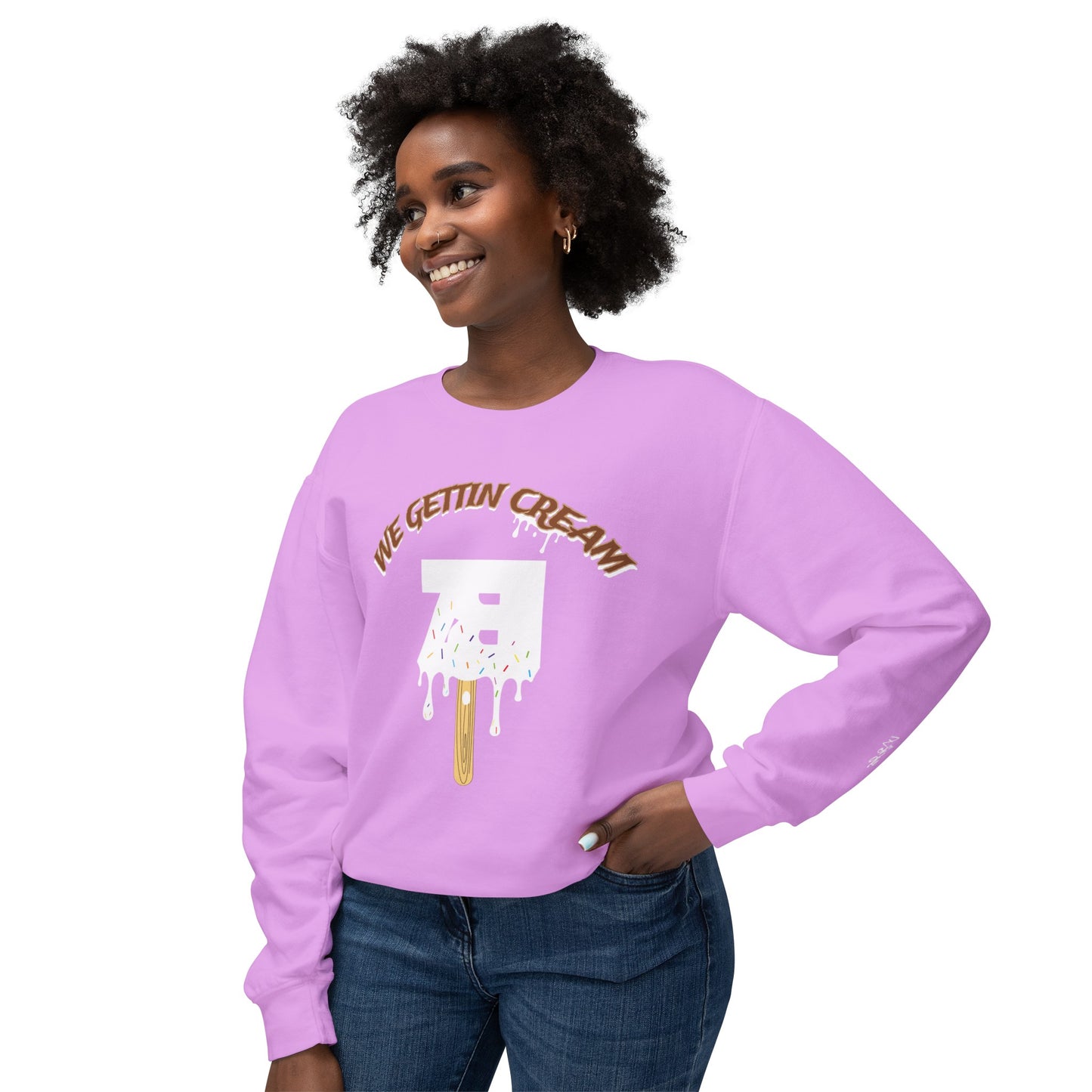 ZB Chocolate lightweight Crewneck Sweatshirt