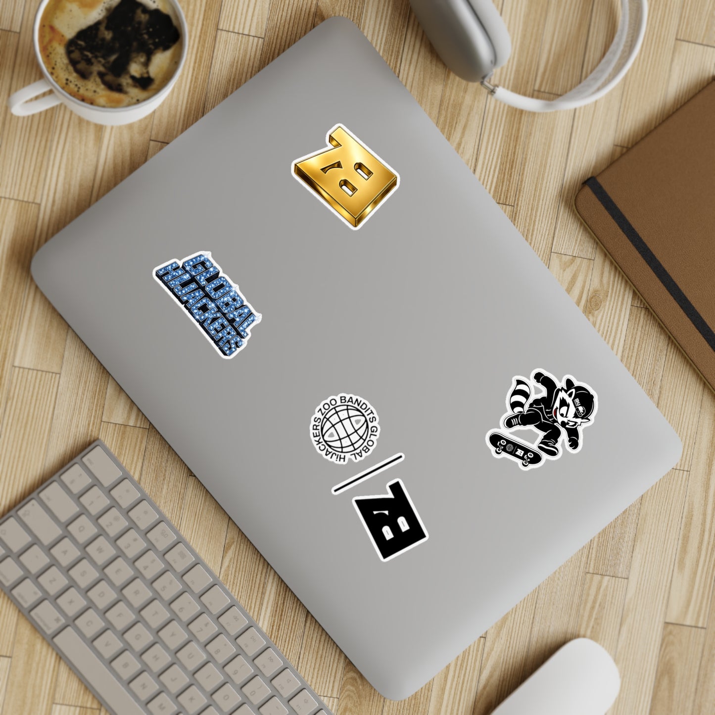 Sticker Sheet — GHJ Zoobandit Skateboards Logo Pack (5pcs)