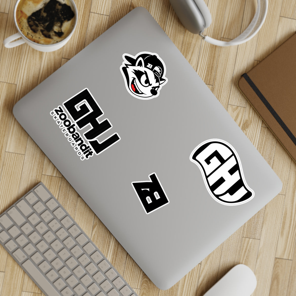 Sticker Sheet — GHJ Zoobandit Skateboards Logo Pack (5pcs)