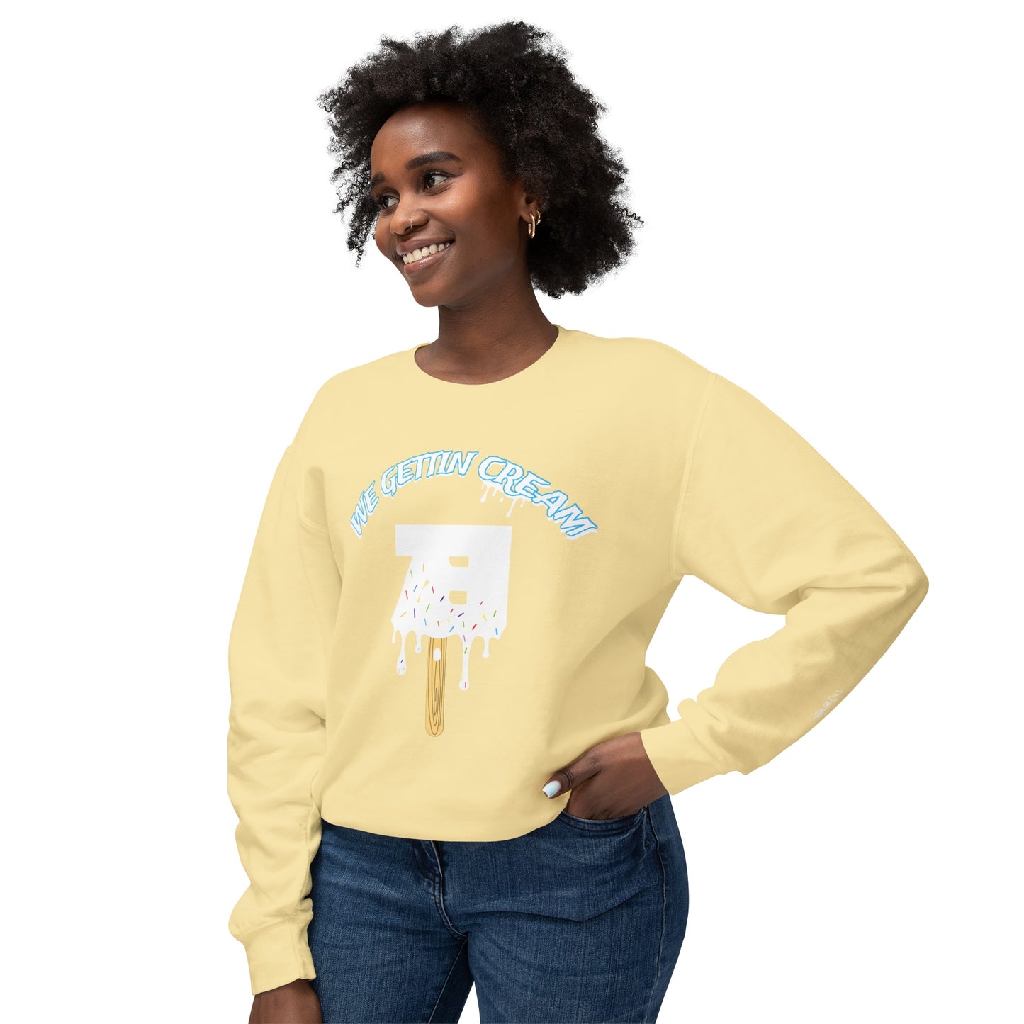 ZB Banana lightweight Crewneck Sweatshirt