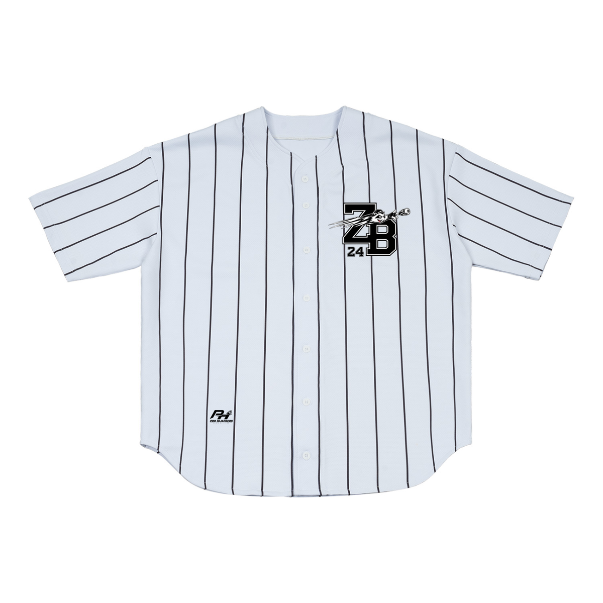 ZBS Pinstripe Baseball Jersey