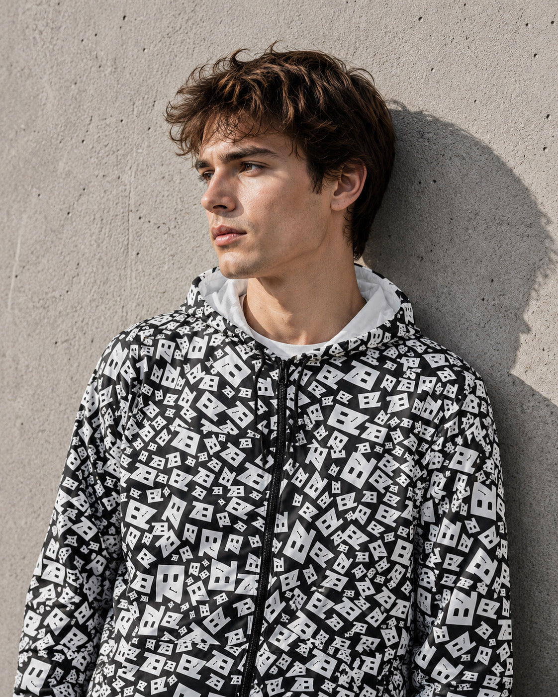 ZB Monogram Windbreaker Jacket